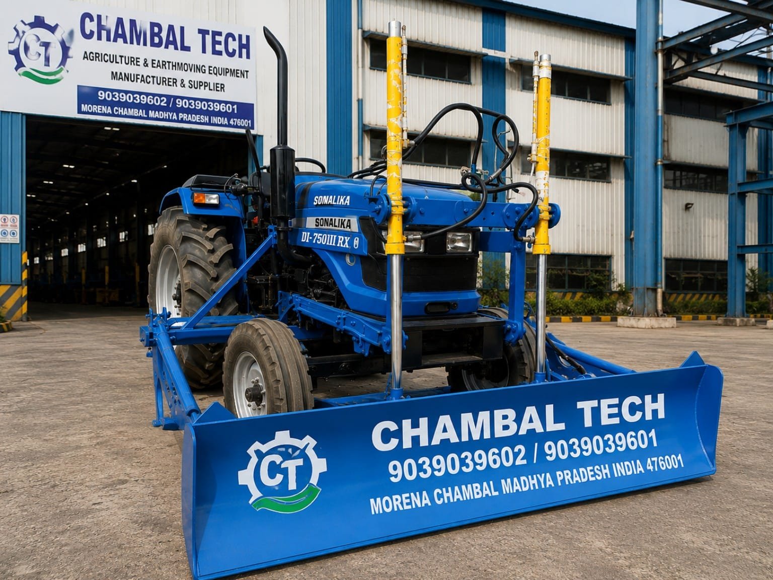 Dozer Blade / Front Blade (Chhati) Max. 500KG Double Jack