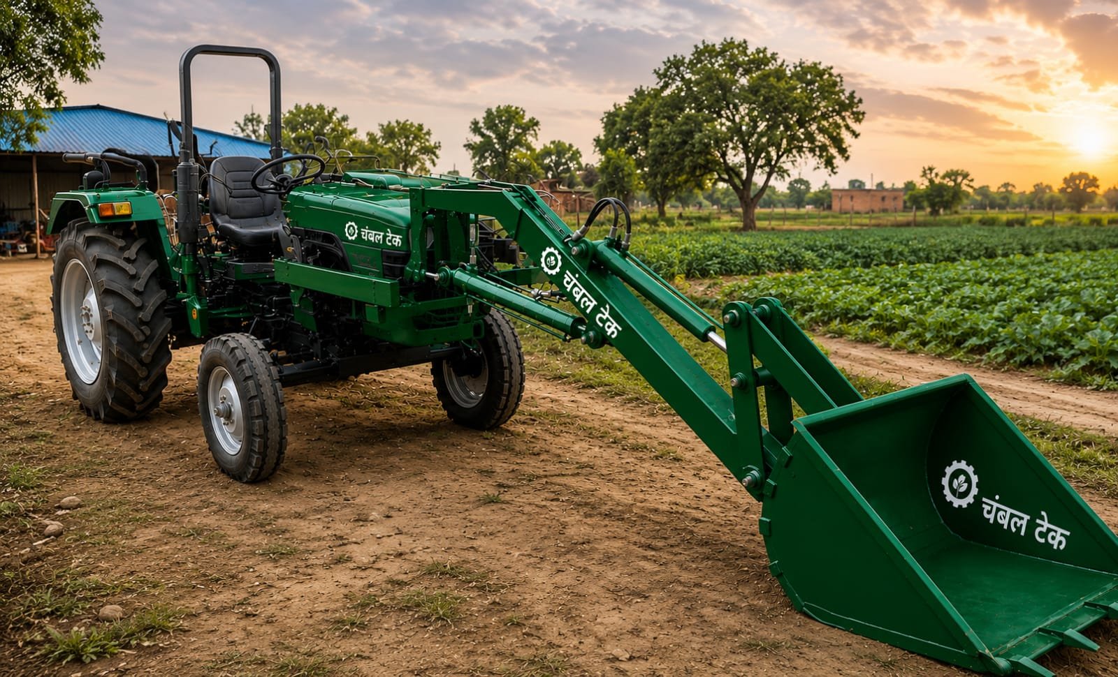 a front-end loader (Mini Loader) Medium