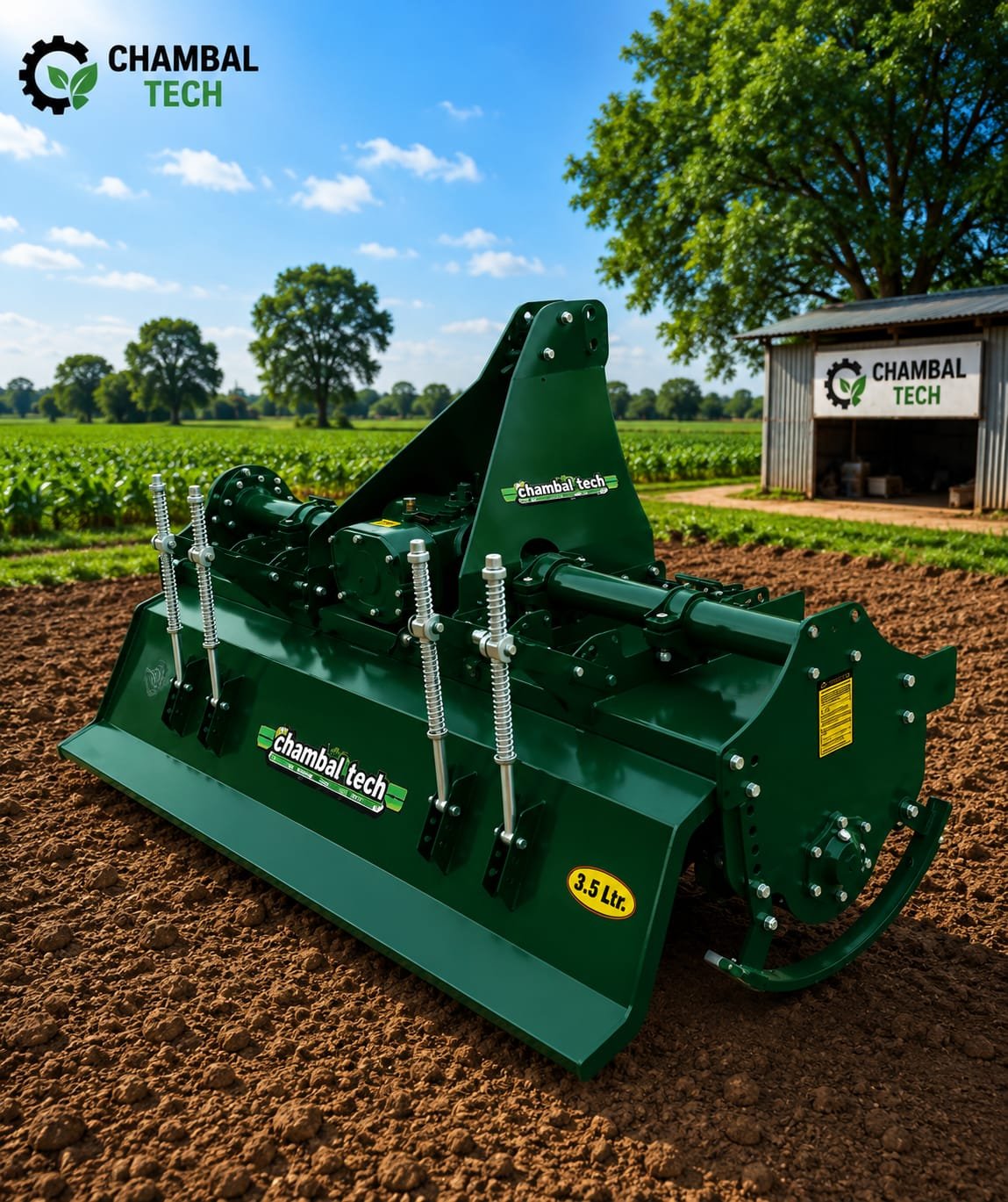 Rotavator या Rotary Tiller